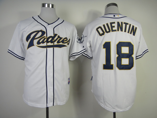 Men San Diego Padres 18 Quentin White MLB Jerseys